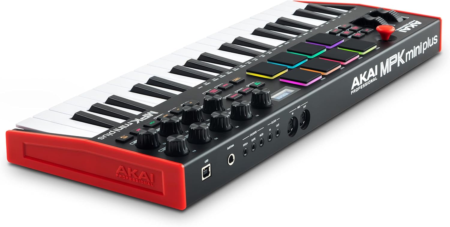 AKAI Professional USB MIDIキーボードコントローラー 37鍵 8個のMPC